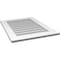 Ekena Millwork Vertical Surface Mount PVC Gable Vent: Non-Functional, w/ 3-1/2"W x 1"P Standard Frame, 24"W x 32"H GVPVE24X3201SN - alternate 4
